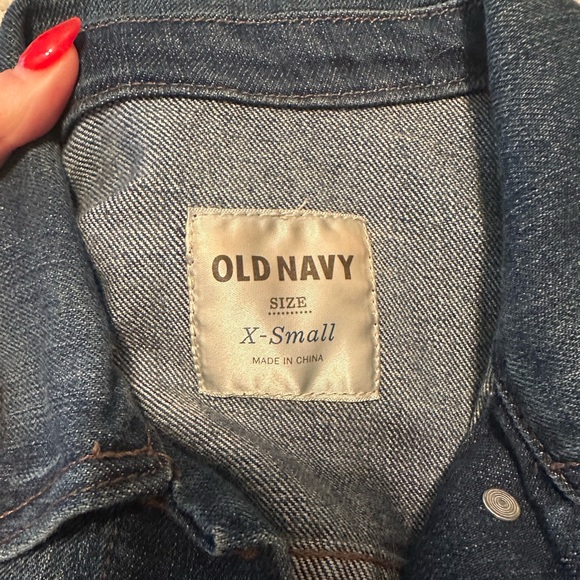 Old Navy Denim Jean Jacket Size Extra Small - Picture 2 of 2
